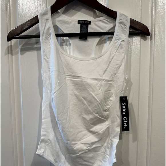 Bodysuit-nylon/spandex  (White Left) - Picture 3 of 6